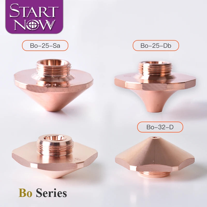 Startnow Laser Cutting Nozzle Single Double Layers Dia.25/32mm Hexagon Nozzle Caliber 1.0-5.0mm for Metal Cutter Welding Machine