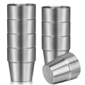 Stackable 175ml 260ml 300ml 480ml Double Wall Stainless Steel Beer Mugs Water Camping Cup