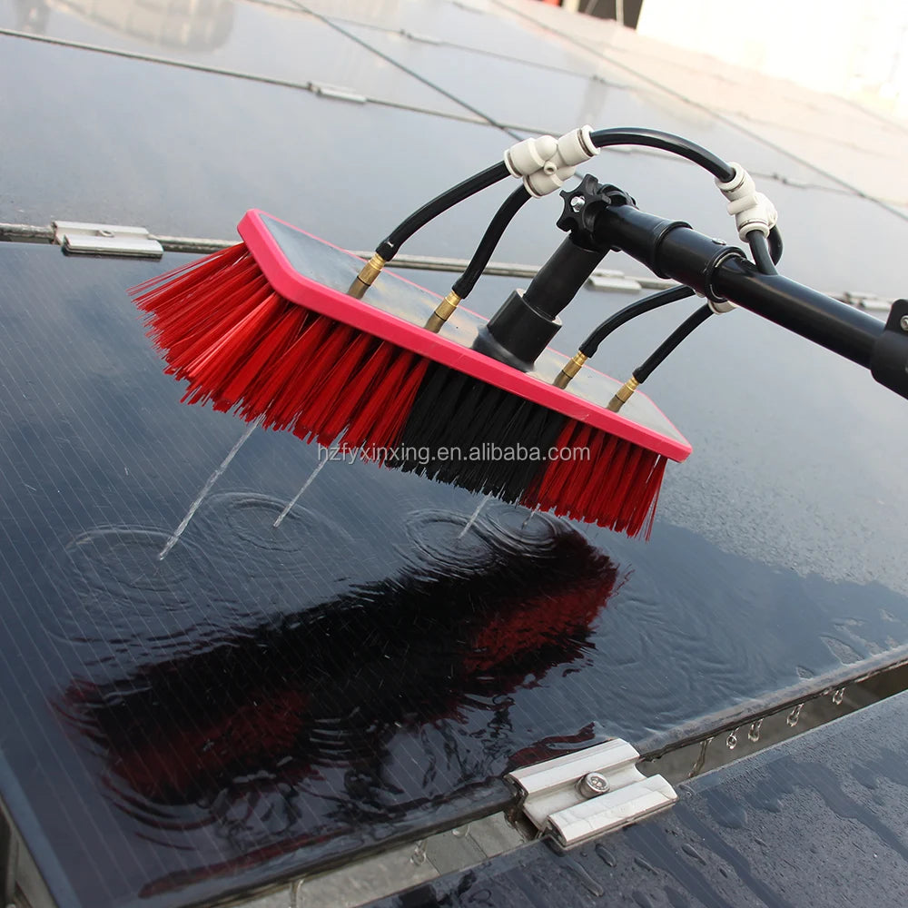 Xining Water Fed Pole Window Cleaning Solar Panel Cleaning Brush with Telescoping Pole