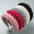 2026 New Trend Luxury Pearl Headband for Elegant Women Fashion Vintage Pearl Beaded Girls Hair Accessories