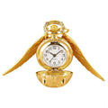 High-quality Classics Movie Large Golden Magic Snitch Ball Shaped Quartz Pocket Clock Watch With Chain Gift for Boys Girls