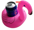 Best-Selling Pink Flamingo PVC Inflatable Drink Coaster Custom Portable Float for Pool or Spa Convenience Stylish Glass Holder