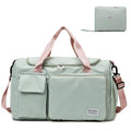 1009 Custom Wholesale Large Big Dry Wet Depart Yoga Sports Tote Waterproof Folding Travel Gym Shopping Bag