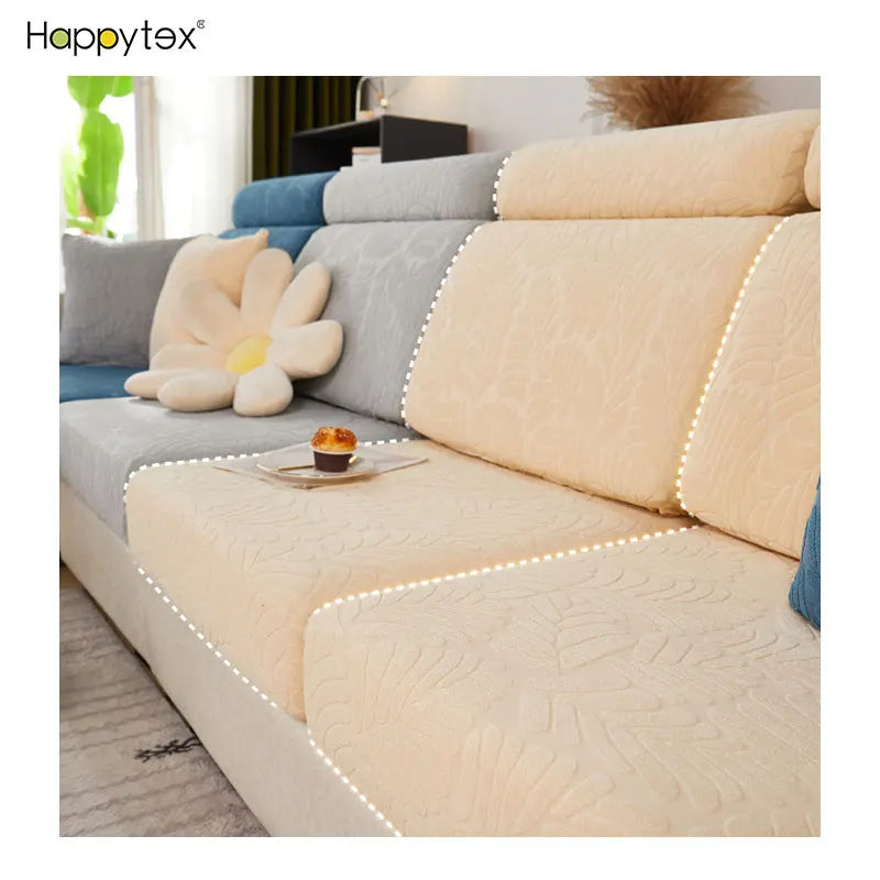 Fashion New Universal  Stretch Couch Cushion L Shaped Chaise Lounge Sectional Sofa Covers Furniture Protector Cover