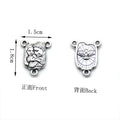 1.5*1.8cm Holy Family Cross Zinc Alloy Antique Silver Plated Religious Style Center Piece for Catholic Rosary Making