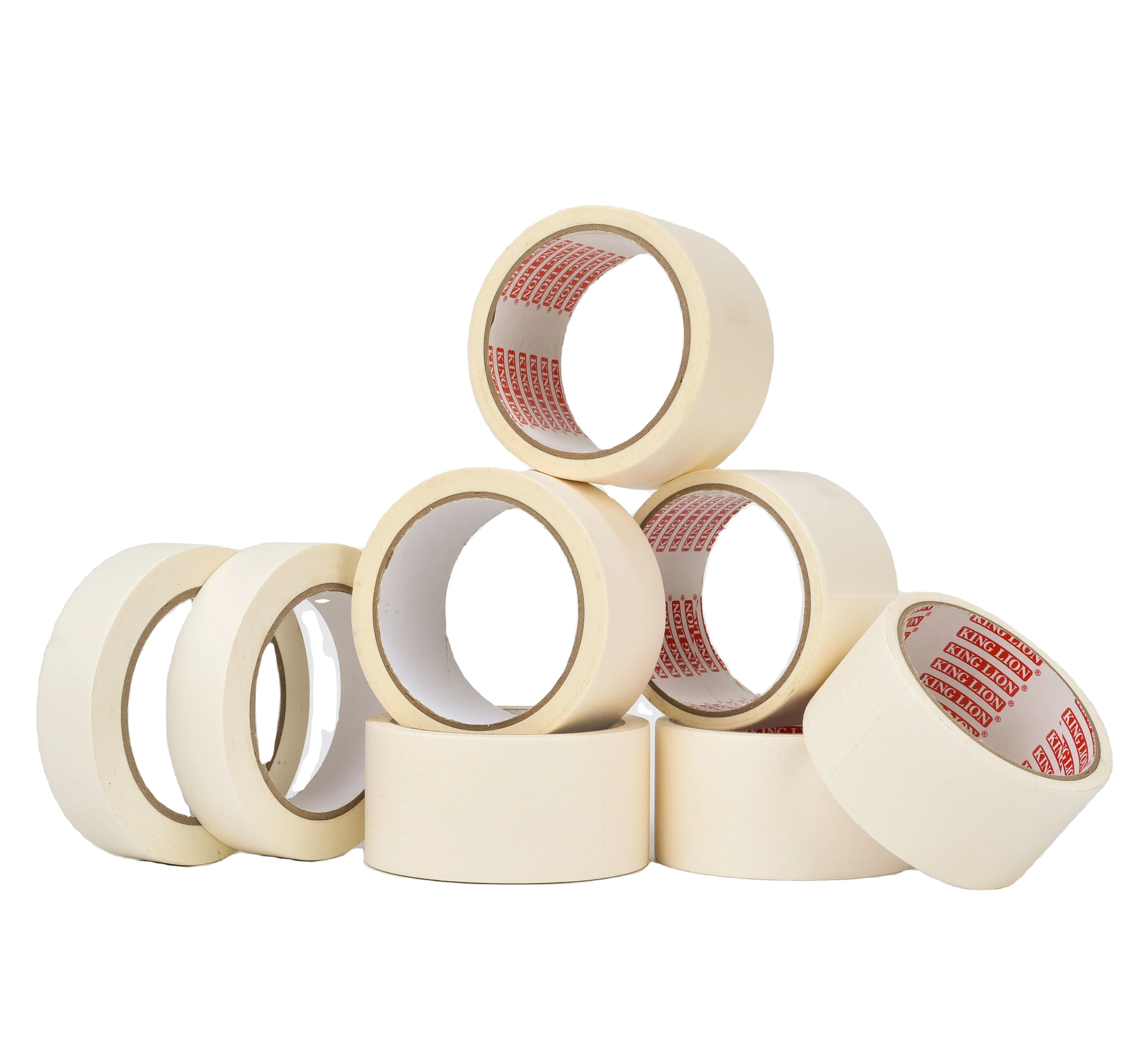 High Temperature Jumbo Roll Painter's Masking Tape Single Sided Pressure Sensitive White Blue General Purpose for Painting