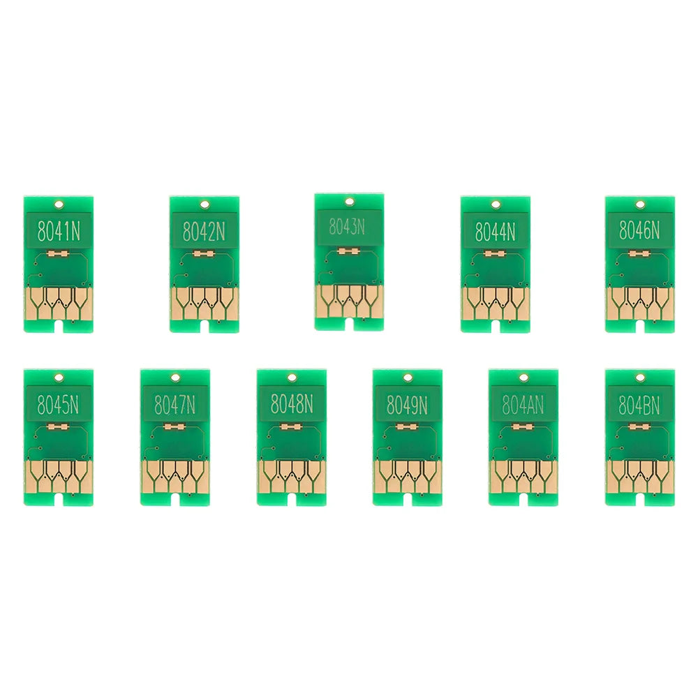 T8041-8049 9 Colors One Time Use Chip 700ML for Epson Sure Color P6000 P8000 Printer