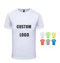 RNSHANGER Custom Logo Cotton T-shirt Printing Logo Picture Text Team Name Men Women Short Sleeve Shirt Advertising T Shirt