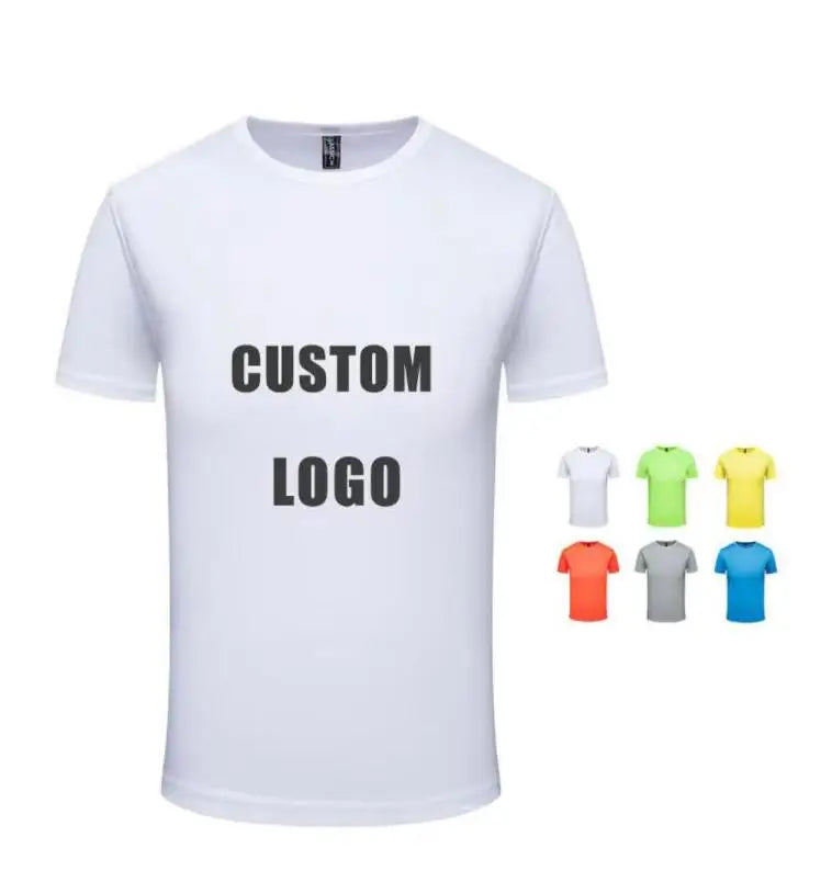 RNSHANGER Custom Logo Cotton T-shirt Printing Logo Picture Text Team Name Men Women Short Sleeve Shirt Advertising T Shirt