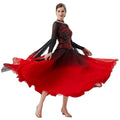 B-2295 Custom New International Standard Ballroom Dance Dress High Quality Pearl Silk Ballroom Dance Dresses for Sale