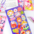 Custom Printing Kawaii Die Cut Vinyl Stickers Sheet