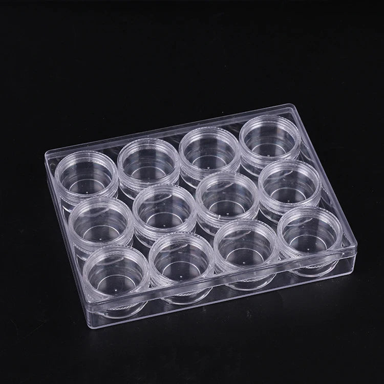 Cheap Price Small Mini clear Containers 12 Pcs Per Carton 3g 5g 10g 15g 20g Cosmetic Packaging Plastic Jars