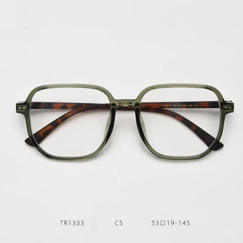 Classic Transparent Computer Glasses Frame Women Men Anti Blue Light Blocking TR90 Glasses Optical Eyeglasses Female