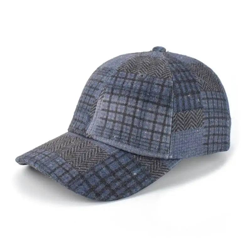 Wholesale New Design Fashion Wool Custom Sporty British Style Dad Hats Baseball Cap for Man