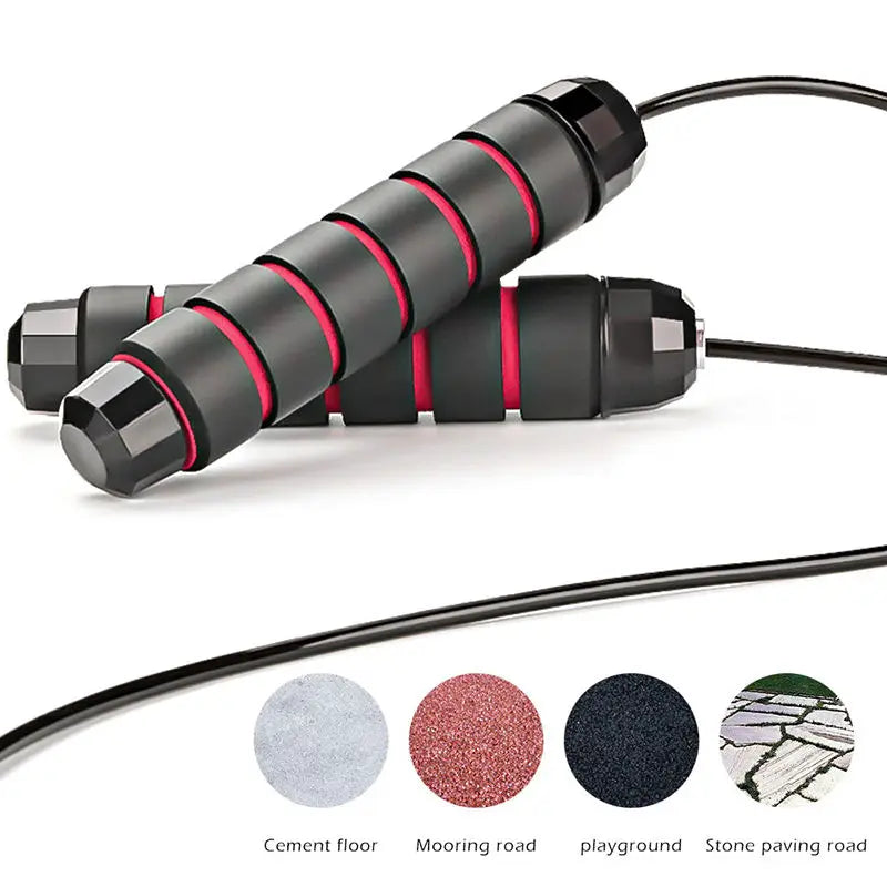 Wholesale Portable Fitness Exercise Weighted Jump Rope Home Gym Workout Speed Skipping Jump Rope