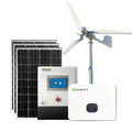 5KW 10KW Solar Wind Hybrid Power Energy System Lithium Ion Battery Ground Mounting MPPT & PWM Controller for Home Generation