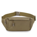 Pure Colour Sport Running Unisex Polyester PVC Waterproof Waist Bag with Custom Logo
