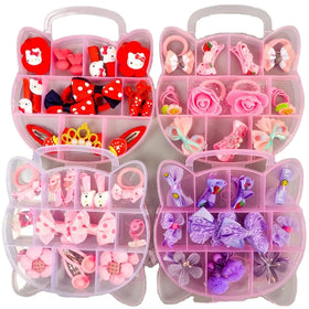 Wholesale 11 Pieces Headdress Headband Children Cute Cartoon Gift Hair Clips Sets Kids Hair Accessories Set