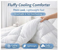 Lightweight Thick Cooling Quilt Fluffy High Loft Comforter Breathable Spring Fall Bedding Custom Size OEM ODM