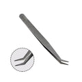 BIN Wholesale Stainless Steel Curved Lash Tweezers Custom Lash Extens Tweezers Eyelash Extension Clipper
