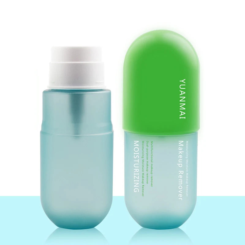 250ml Empty PET Bottles for Beauty Products Capsule Special Shape Bottle Container with Pump Round Plastic Bottle
