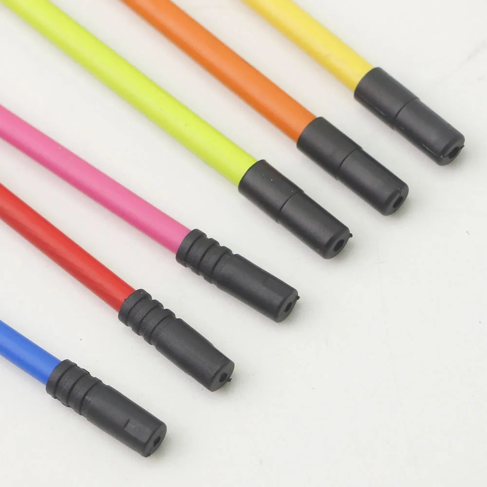 Mountain Bike Brake/Shift Cable Ferrules - 4.0mm Plastic End Caps & 5.0mm Sealing Caps for MTB/Road Bikes