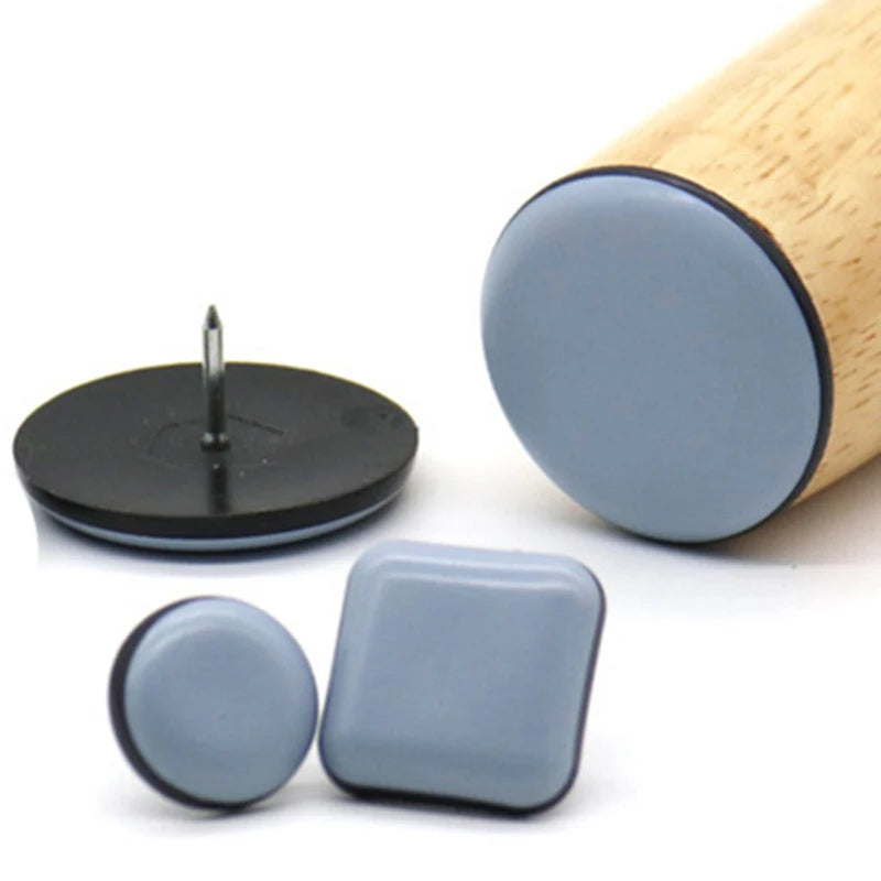 Factory Wholesale Basics PTFE Nail on Furniture Sliders Chair Leg Floor Protector Chair Sliders Thick Furniture Slider Pads