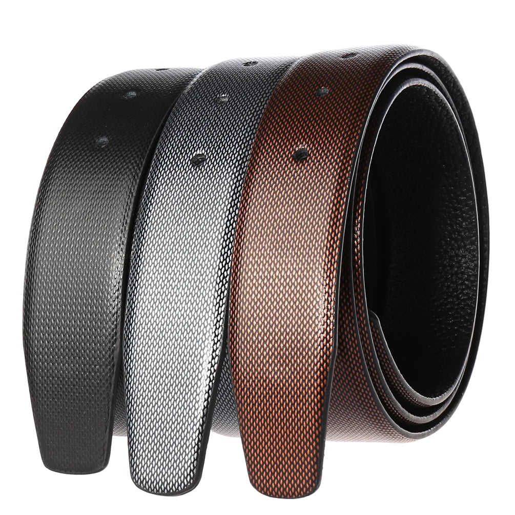 Hot Sale Punched Needle Belt Body Diamond Pattern Trouser Belt Strip LY34-392