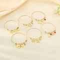 G3904 Wholesale Stainless Steel Mothers Day Gifts Bangles Heart Shape I Love You Mama Mom Charm Bracelet Bangles Fashion Jewelry