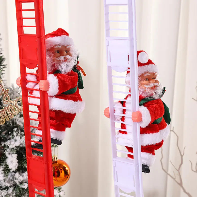 Climbing Ladder Santa Claus Merry Christmas Decorations for Home Other Christmas Decorations