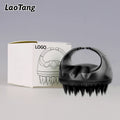 Custom Logo Hair Scalp Massage Head Body Shampoo Brush Hair Care Silicone Scalp Scrubber Shower Brush Scalp Washing Comb