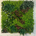 In Stock 3.28x3.28ft Foliage Hedge Jungle Plastic Flower Artificial Green Wall Background Wall Artificial Plant Wall