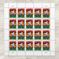 Kwanzaa Harvest Decor Us Post Mail Stamp Sticker Usa Festival Forever Postage Mailing Christmas Stamps Stickers for Collection
