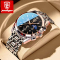 POEDAGAR New Sport Men Watch Top Brand Luxury Waterproof Male Clock Leather Quartz Date Man Wristwatch 829