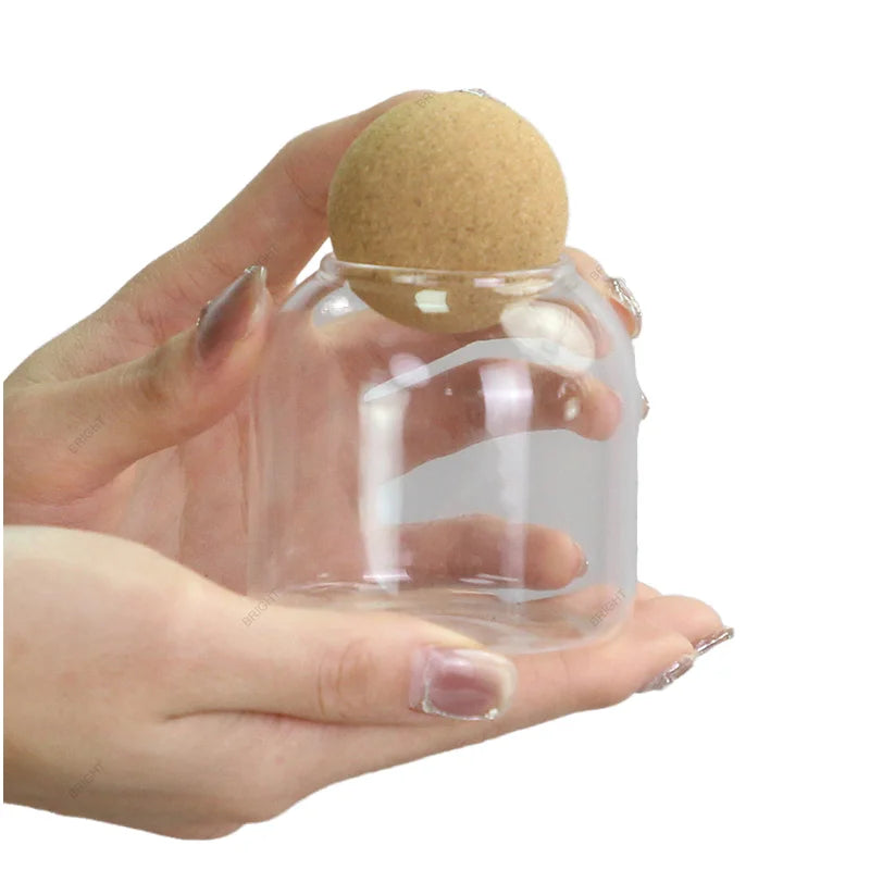 Factory Supply Airtight 600ml  Candle Glass Jar  with Wooden Lid for Home Decoration