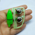 ORJD Luminous Fishing Rod Bells Fishing Bite Alarms Rod Clamp Tip Clip Bells Ring Nighttime Fishing Alarm Bells