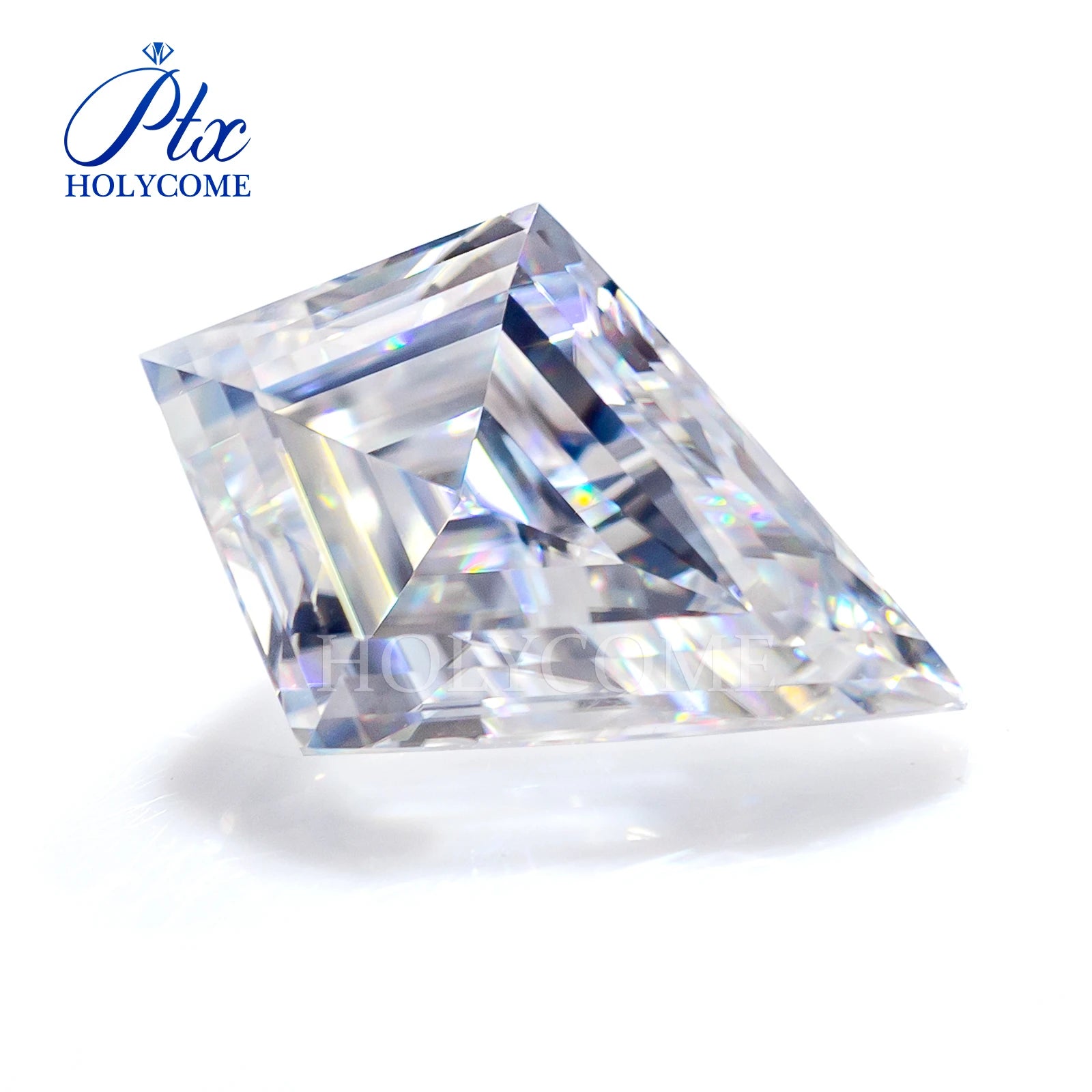 Holycome Customized 6x9mm Kite Cut Moissanite Certified D VVS Super White Kite Cut Synthetic Diamond Loose Moissanite