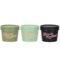 Custom Color Food Grade PP Screw Top Soap Scrub Container 50G/100G Sugar Lip Scrub Jar for Cosmetic Packaging