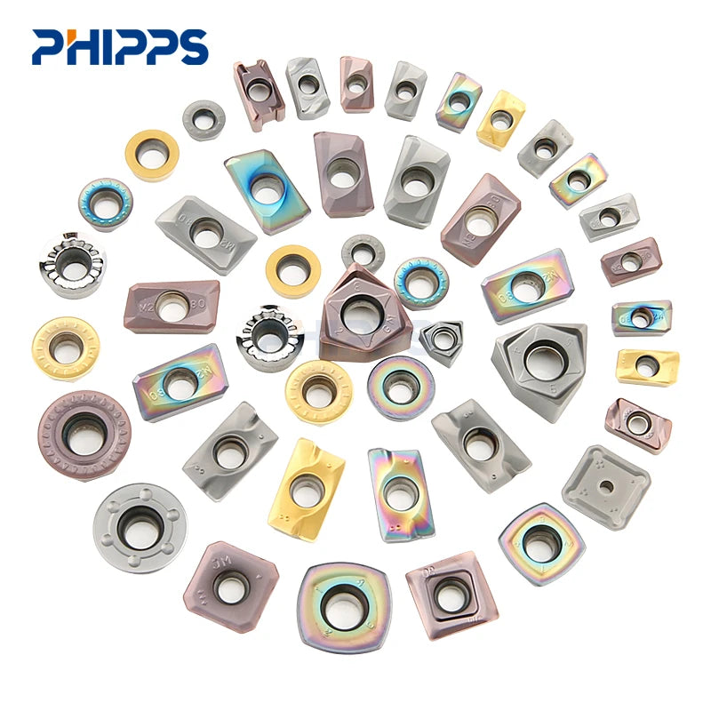 Manufacturers Custom CNC Lathe Cutting Tools APMT APKT1003 APMT1135PDER Milling Insert Cemented Carbide Inserts