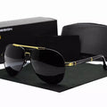 Glass High End Sunglasses Polarized Men Driving Sun Glasses for Brand Design Mirror Eyewear Male Frames for Eye Glasses