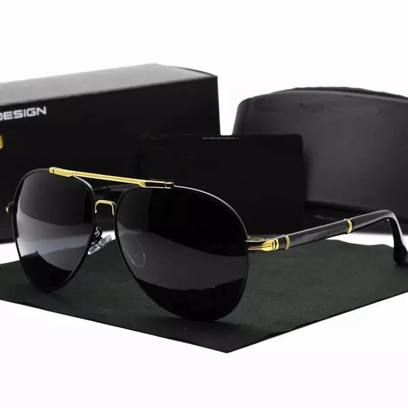 Glass High End Sunglasses Polarized Men Driving Sun Glasses for Brand Design Mirror Eyewear Male Frames for Eye Glasses