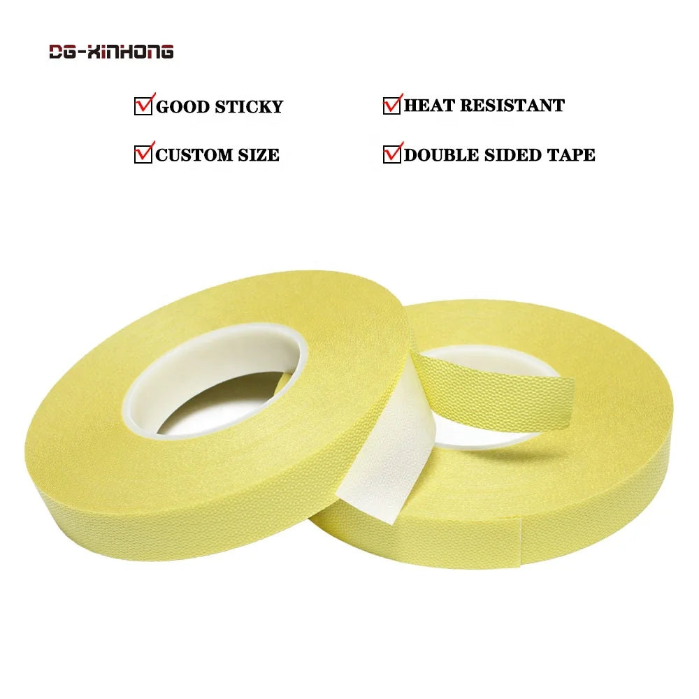 High Temperature Heat Resistant Fiberglass Cloth Base Double Sided Silicone Adhesive Spray Paint Protection Plasma Masking Tape
