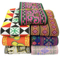 10cm Wide Traditional Ethnic Jacquard Lace Diy Clothing Costume Sewing Textile Trims Curtain Bag Fabric Webbing Lace Ribbon