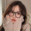 177077 New Design Promotion Round Oversize Pc Frame Anti Blue Light Optical Glasses Frame