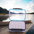 HISTAR Wholesale Double Sided Clear Slit Foam High Quality Waterproof Fishing Tool Plastic Fly Fishing Tackle Box