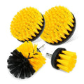 4PCS Electric Cleaning Brush Drill Scrub Drill Brush Detail Brush Set for Car Wheel Tire Rim Bathroom Cleaning