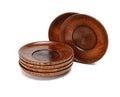 Natural Wood  Round  Dinner Plate Wooden  Tea  coaster