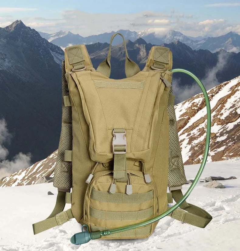 14L Tactical Backpack with 3L Water Bladder Hydration Daypack Pack for Cycling Hiking Running Climbing Hunting Biking Rucksack