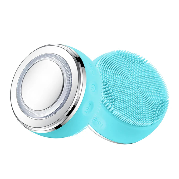 Facial Cleansing Sonic Rechargeable Silicone Face Cleansing Brush Facial Cleaner