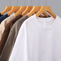 100% Cotton Men's Custom Logo T-Shirts Sublimation Solid Blank Oversized  Long Length for Printing Tshirt for Men Wholesale